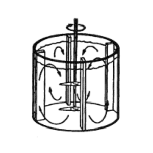Typical Mixing Tank with- Baffles